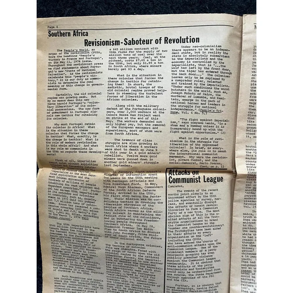1974 Cold War Plans Exposed Soviet Peace Plan Propaganda Newspaper, Vintage Com